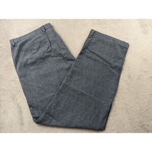 Tommy Bahama Men's Gray Plaid Dress Pants 38x34 Trousers Office Career Casual